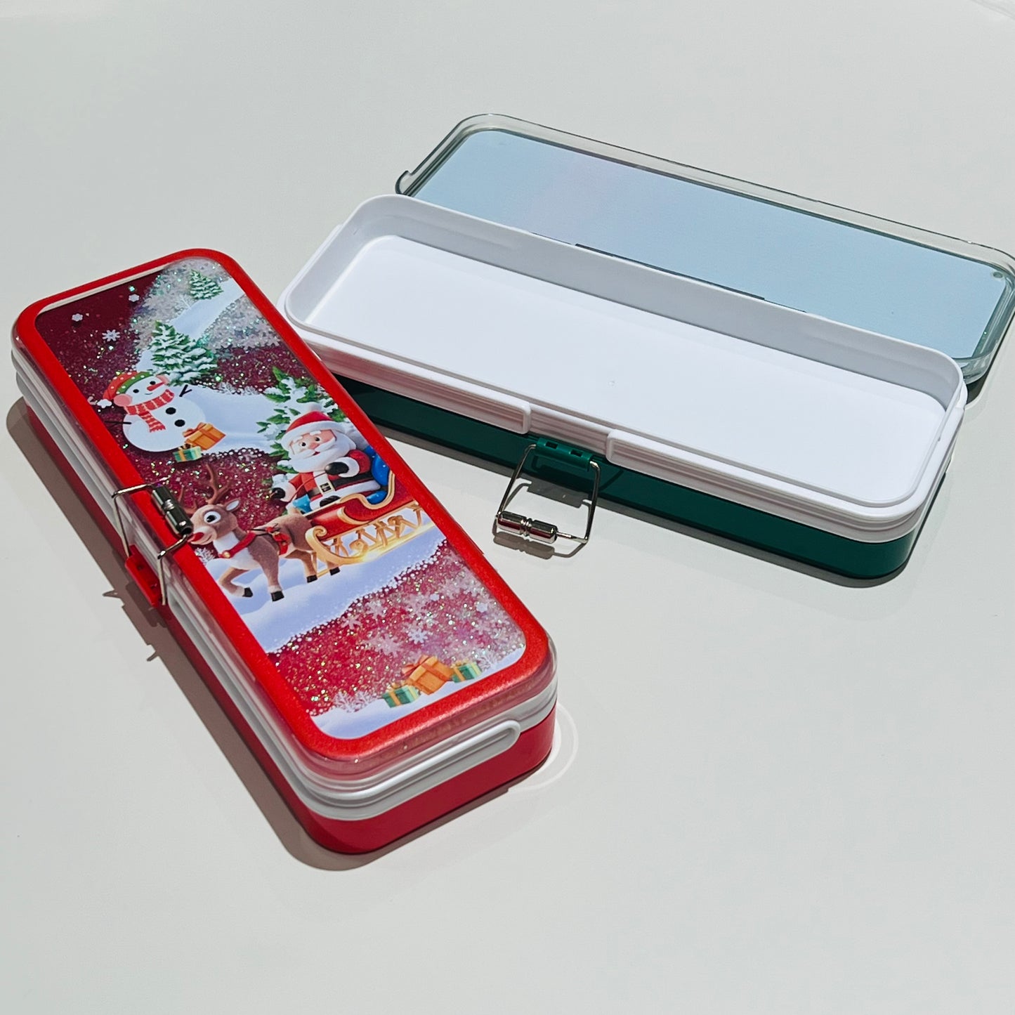 Christmas - Glitter Pencil Box