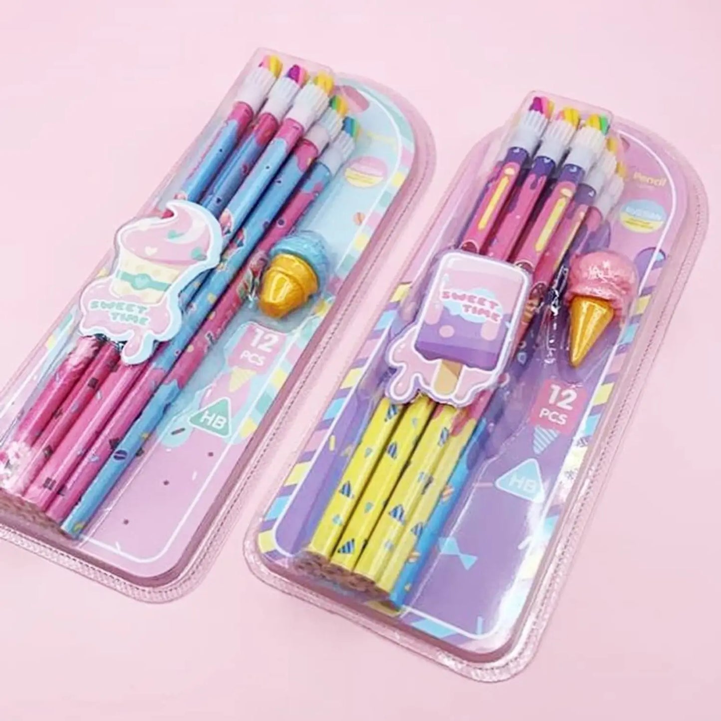 Icecream Pencil Set - 12pcsc
