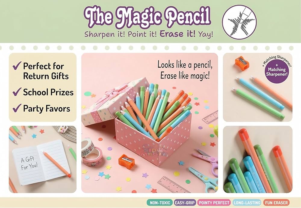 Magic Pencil Erasers