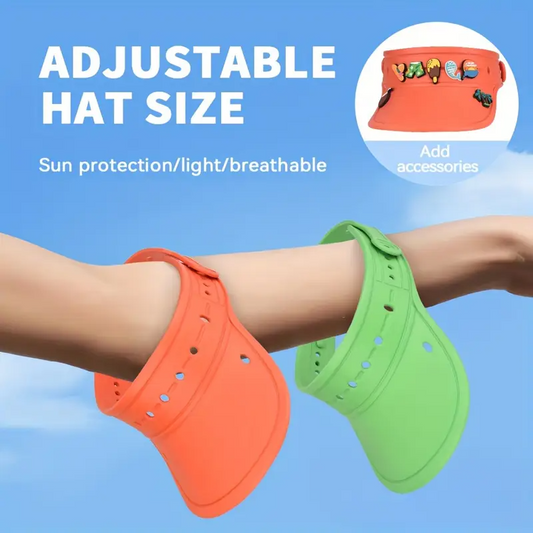 Open Cap - Sun Protection Hat with Charms for Beach & Travel