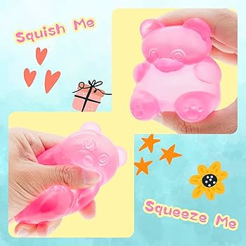 Gummy Bear Squish Toy - 1pc