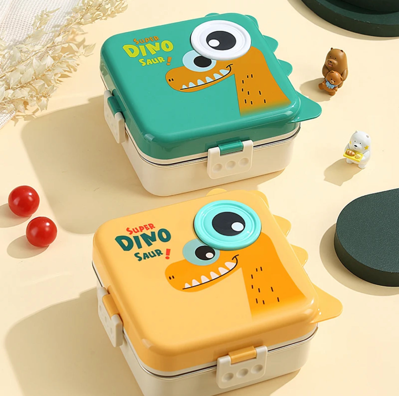 Dino Eye - Spill Free Steel Lunch Box