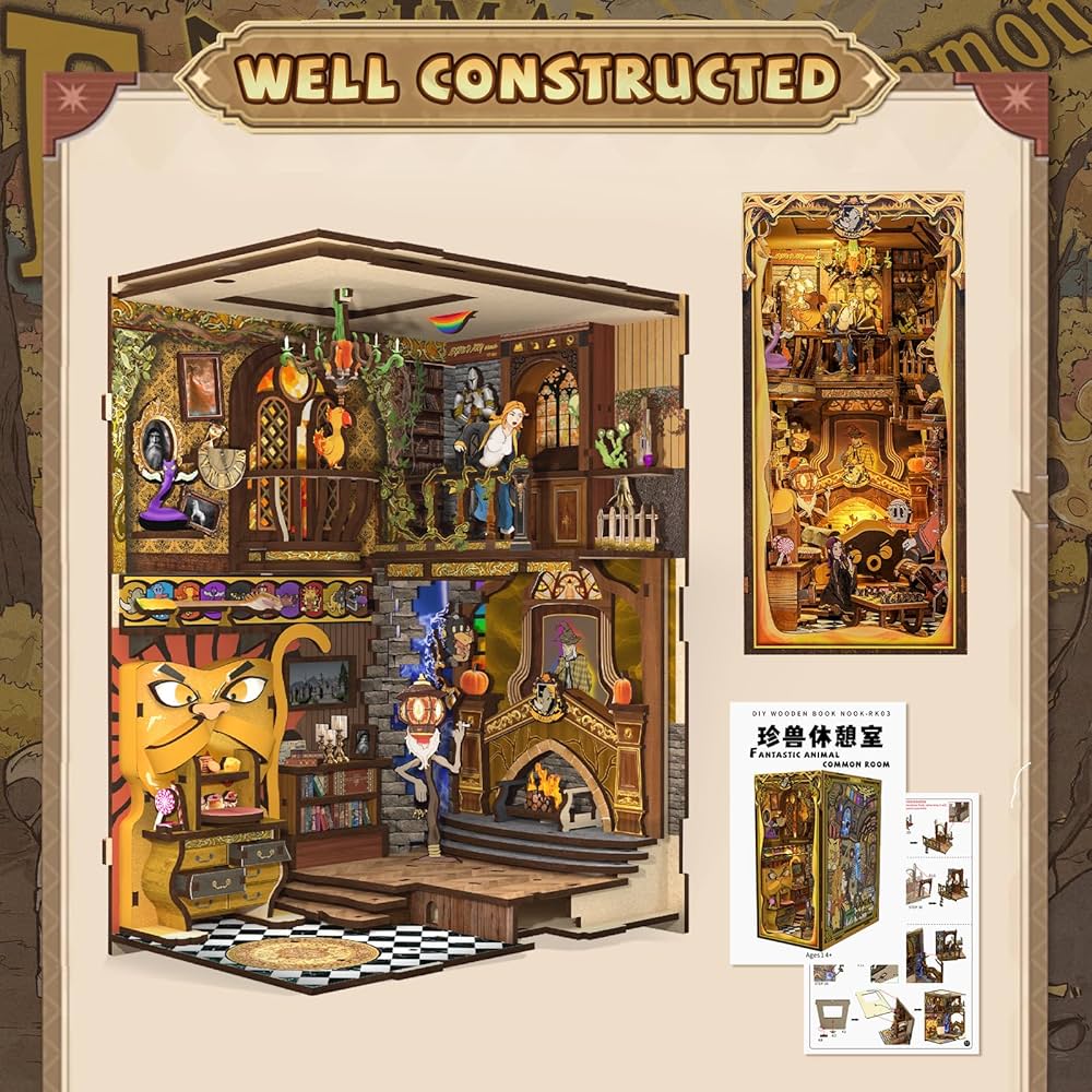 CuteZee - Amazing Common Room | DIY Booknook