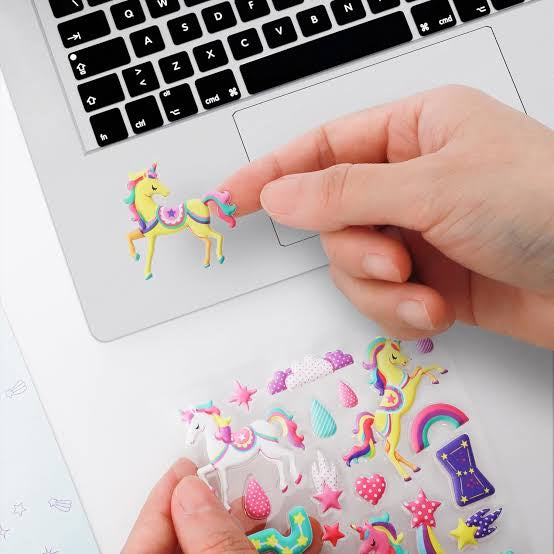 Unicorn - 3D Decorative Foam Stickers