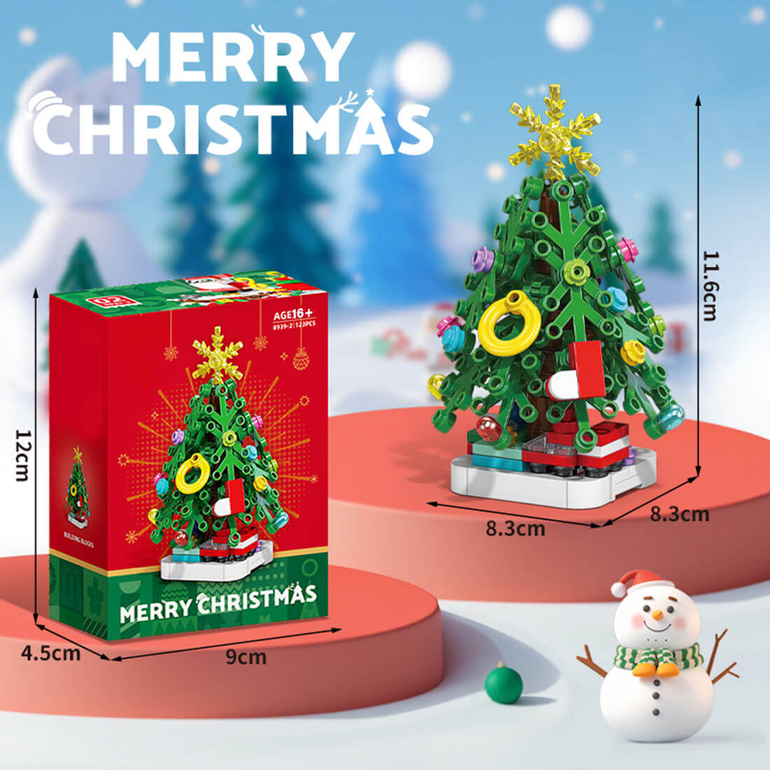 Christmas Bricks - 6-in-1 Snow House Gift Box (612PCS)