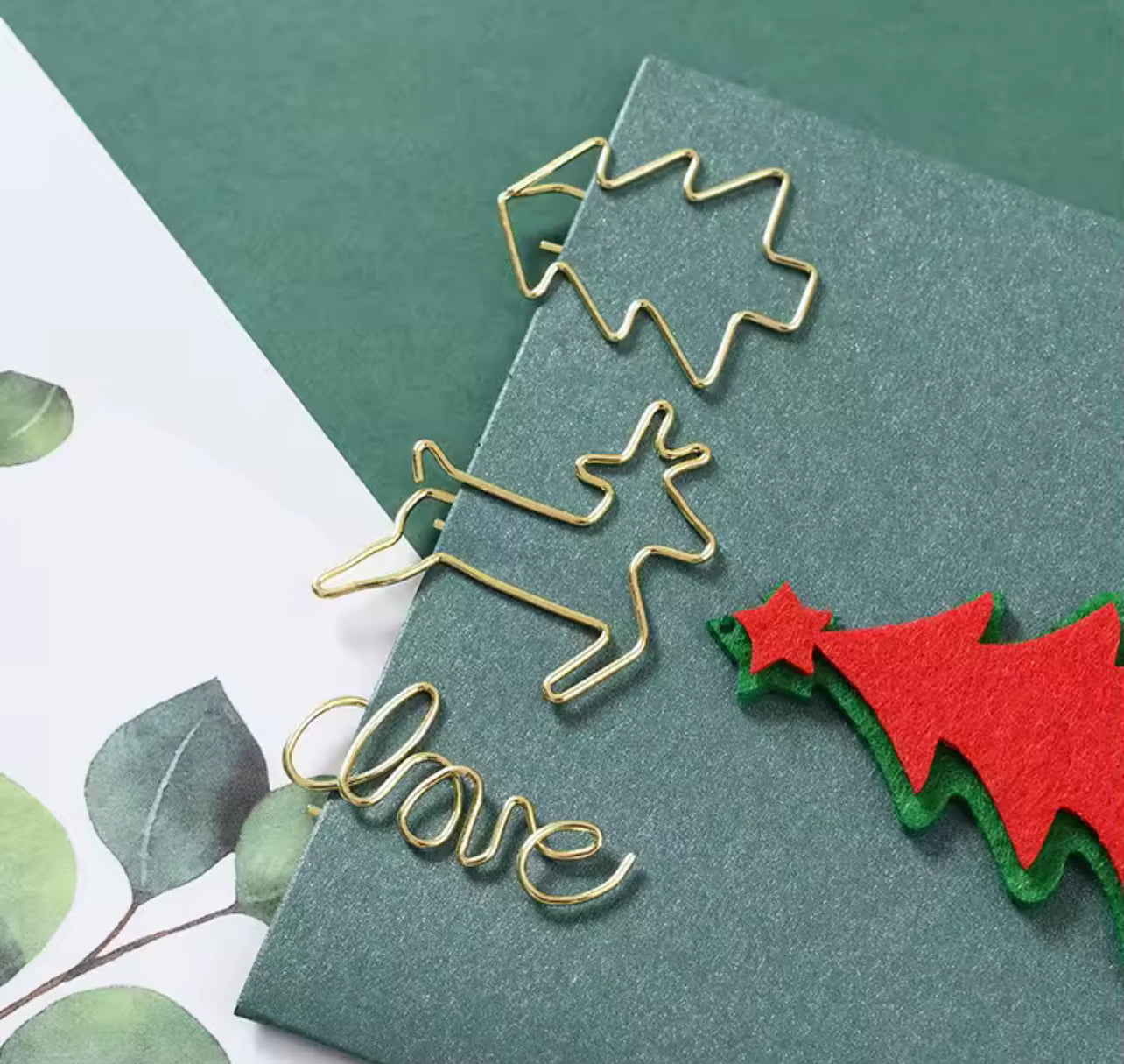Christmas - Golden Paper Clips
