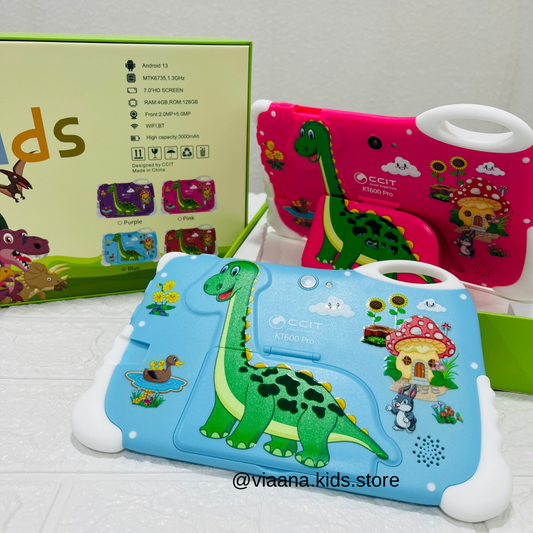 DinoPad - 7” Kids Tablet| Parental Control | WiFi | Learning Apps