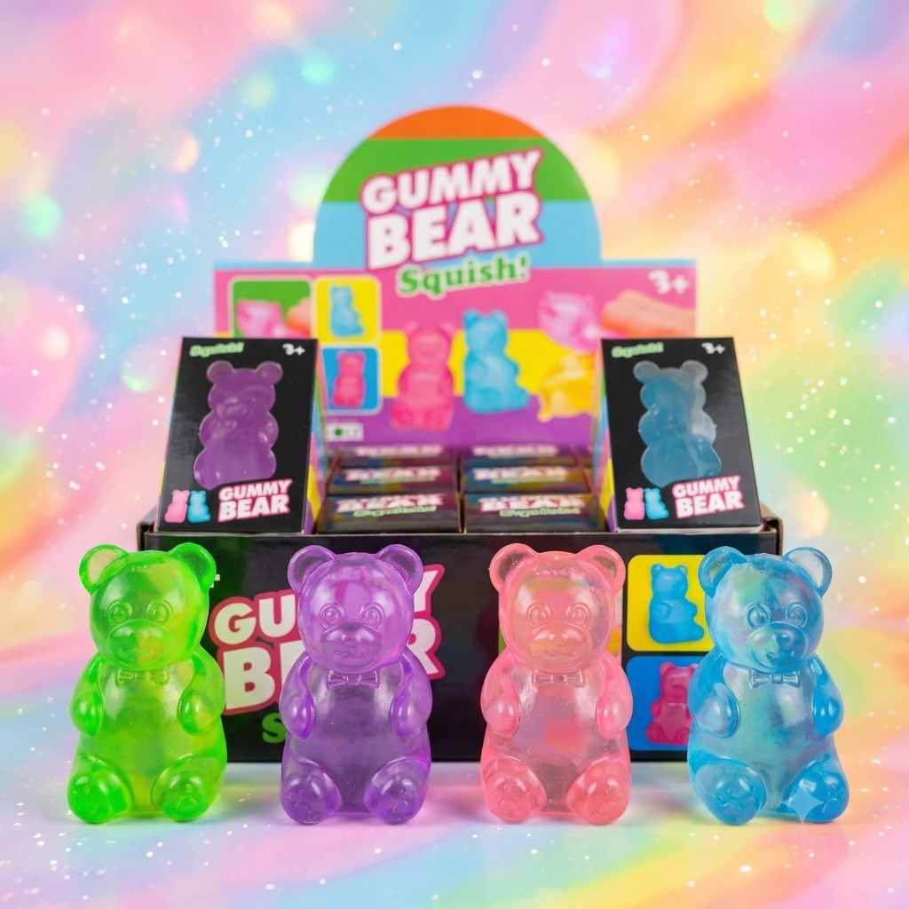 Gummy Bear Squish Toy - 1pc
