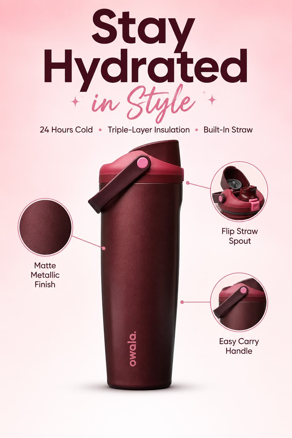 Owala FreeSip Sway Tumblers | 30oz