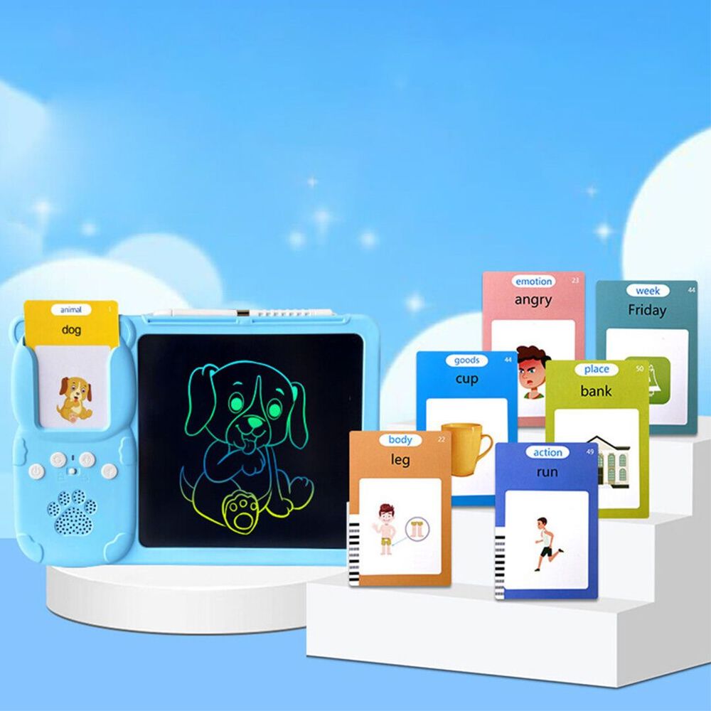 LCD Tablet + English Speaking Educational Cards