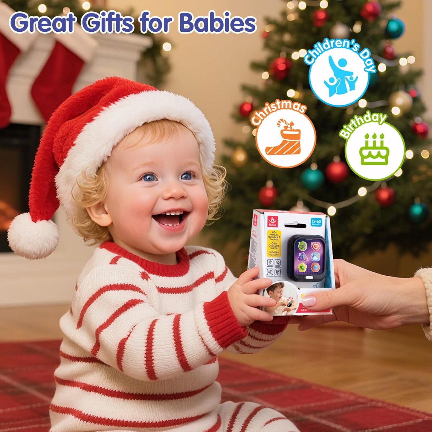 Hola - 7 Functional Baby Watch - Music n Learning