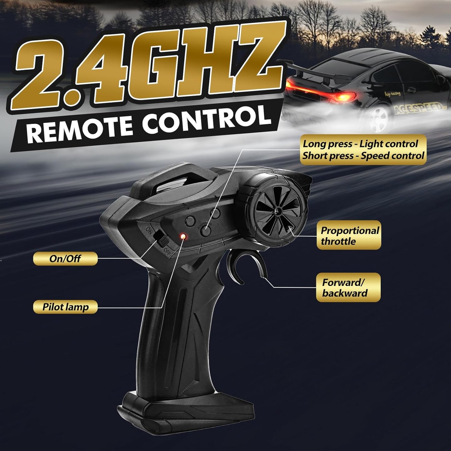 Desktop Drift RC Car – Mini Racer, Maximum Thrill!