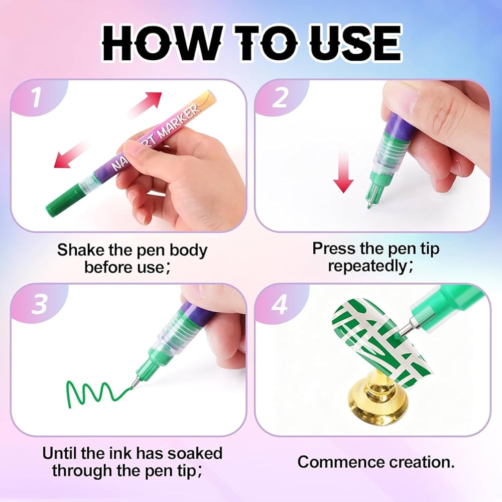 Nail Art Market - 0.5mm | 12 colors