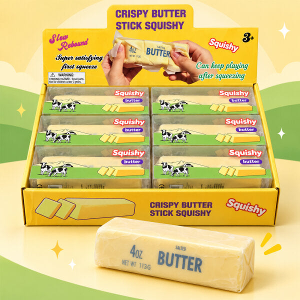 Crispy Butter - Satisfying Squishy Toy | 1pcs