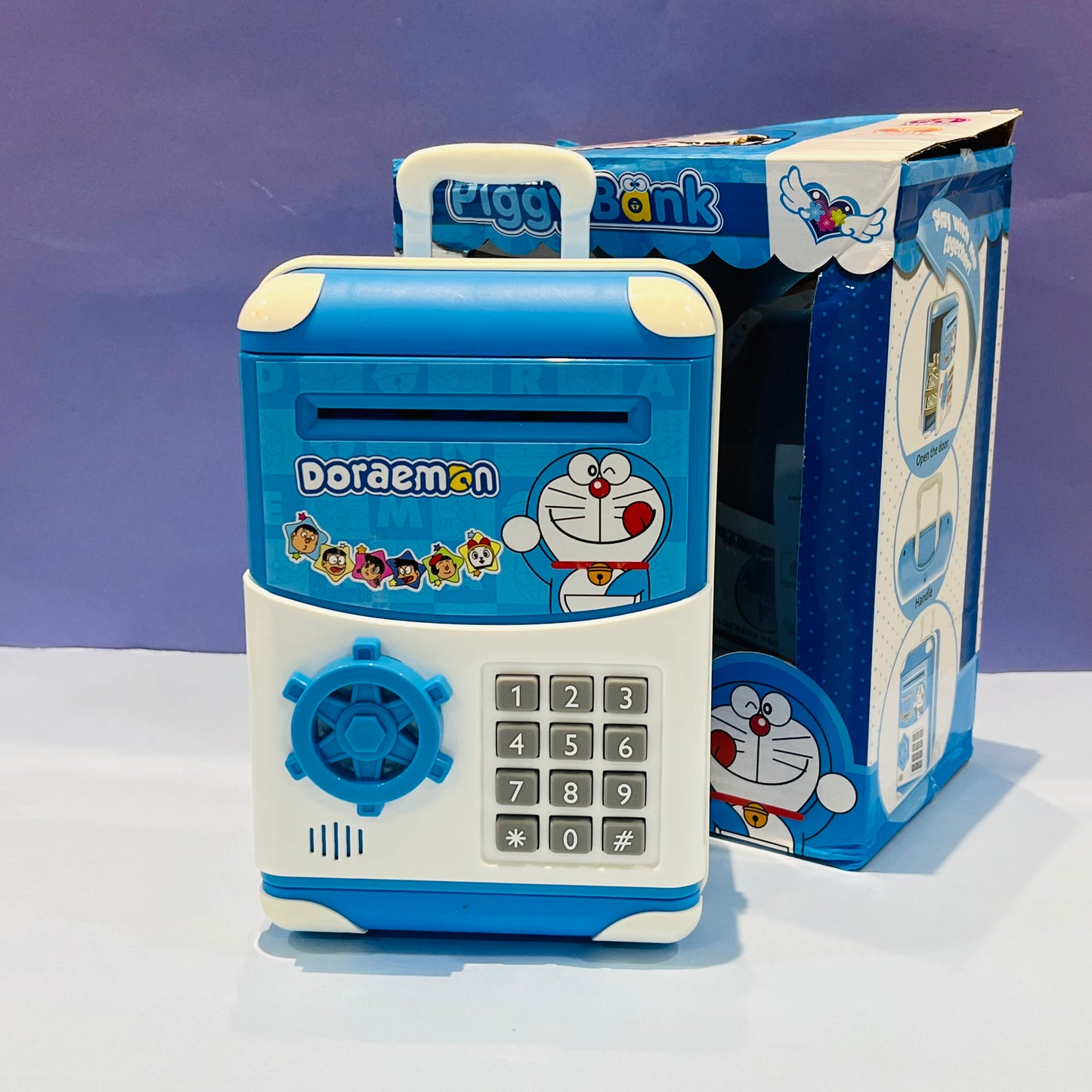 Trolley Shaped Piggy Bank : Secure, Fun, and Personalized Passcode