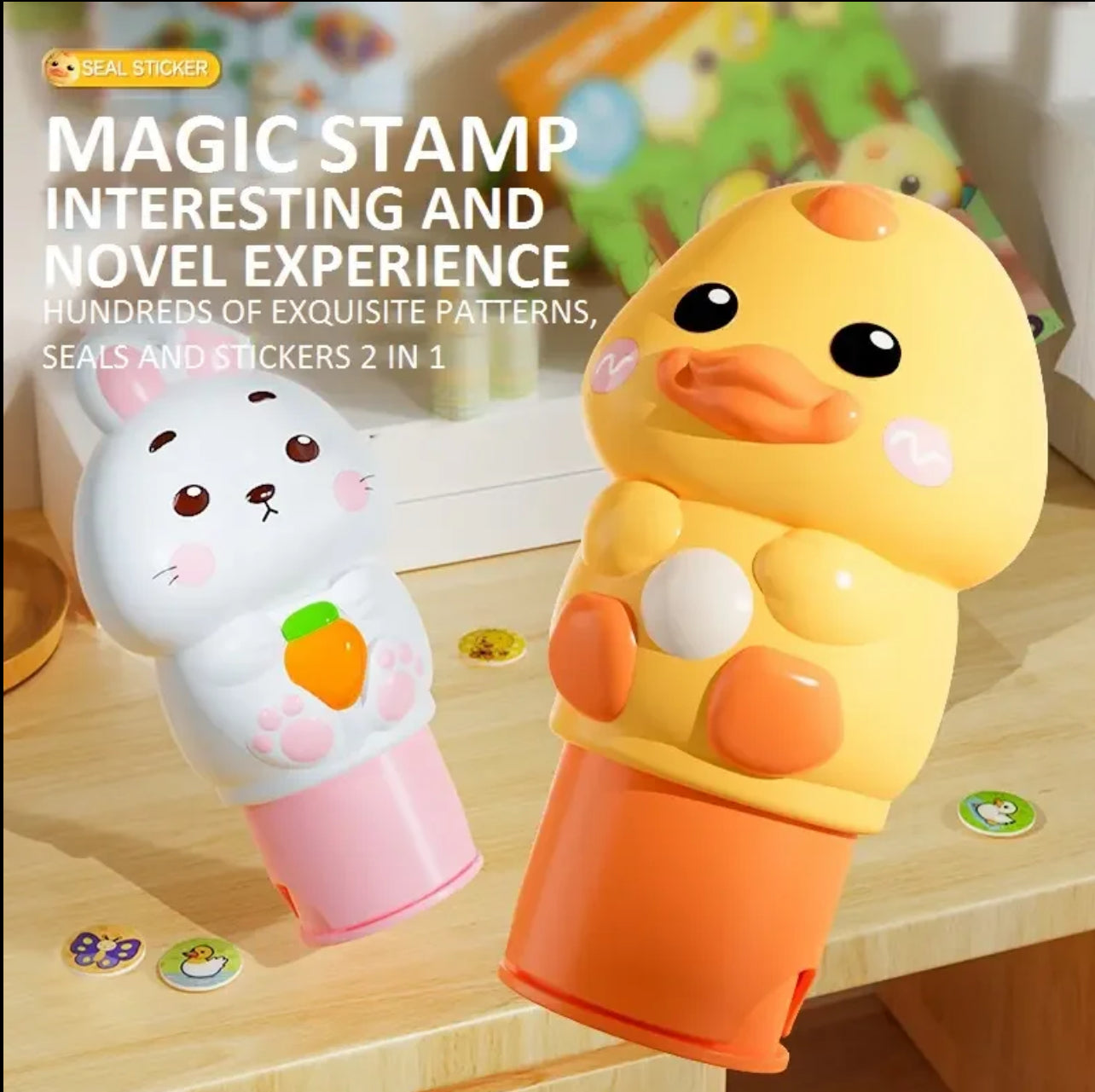 Big Magic Stamper - 200 Stickers | 24 Page Activity Book