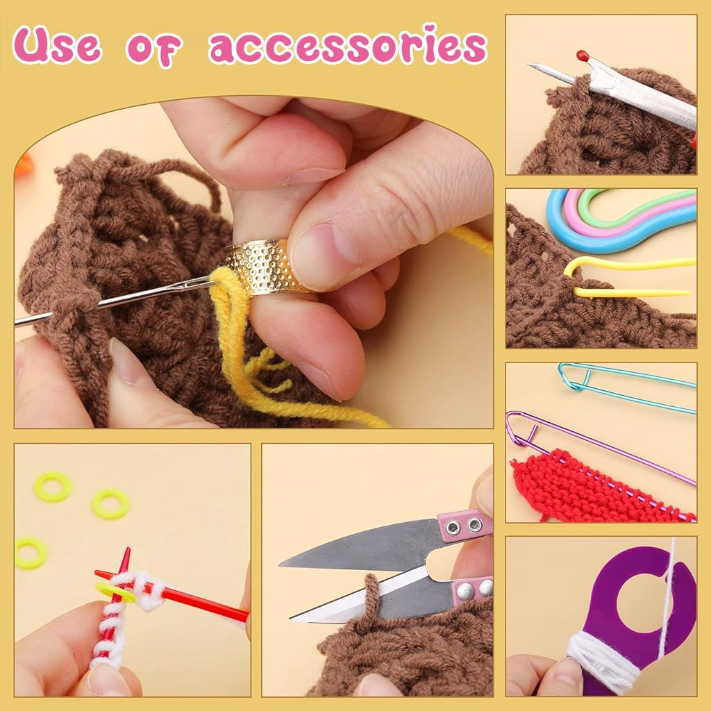 Crochet Needle Hook Set - 110pcs