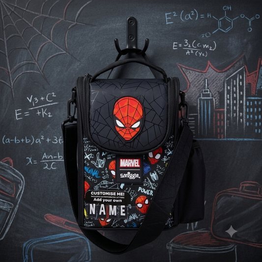Spider-Man x Smiggle Hanging Lunchbag - “Customise Me”