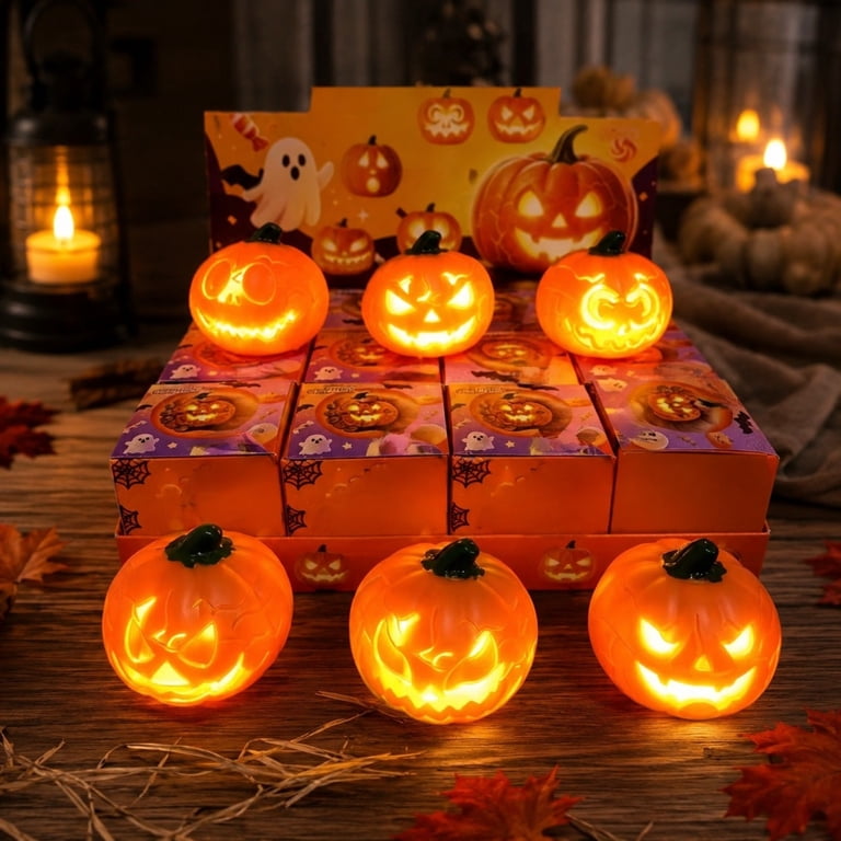 Halloween Light Up Pumpkin Squishy Toy | 1pcs