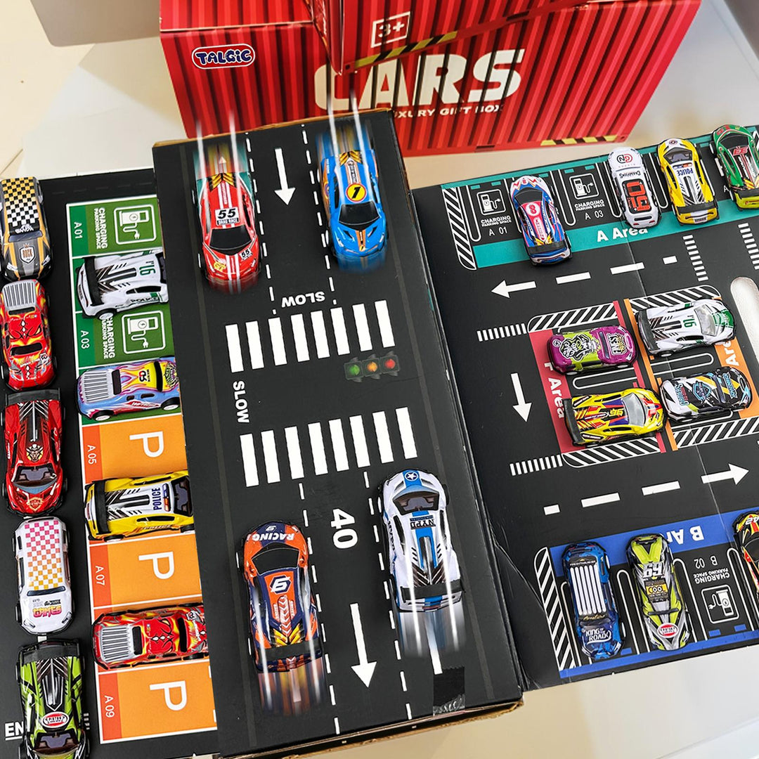 Cars - Large Luxury Gift Box | 48pcs Alloy Car