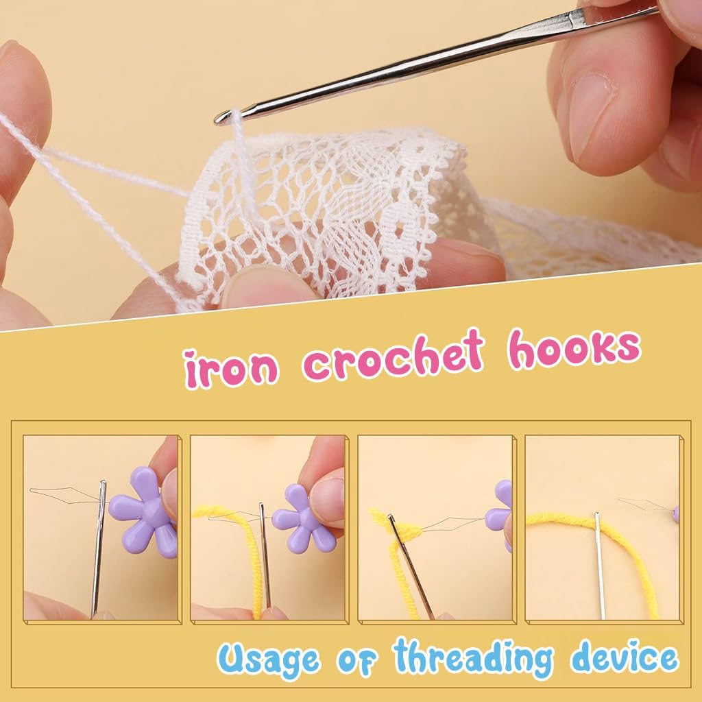 Crochet Needle Hook Set - 110pcs