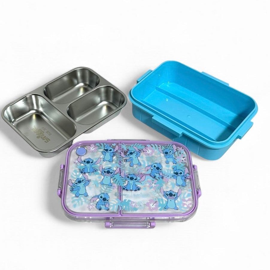 Smiggle - Trio Large Stainless Steel Lunchbox