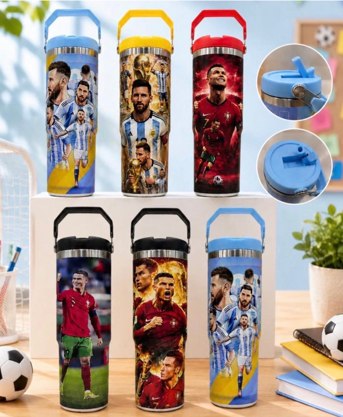 Ronaldo-Messi - 30oz Tumbler