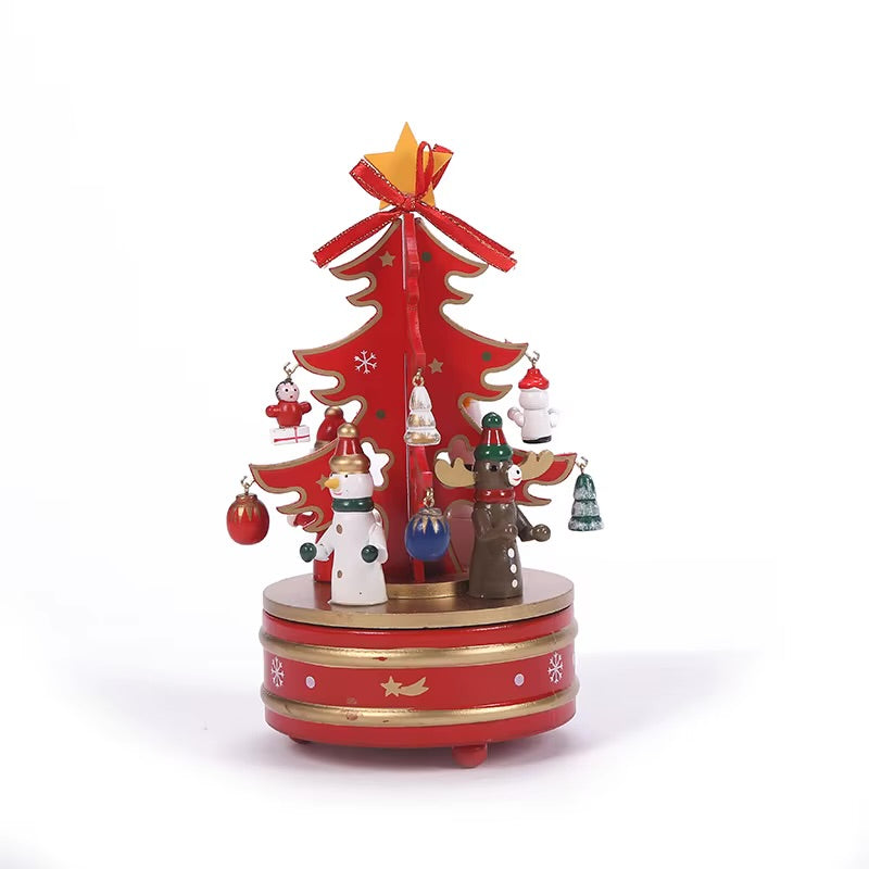 Christmas - Big Wooden Music Box