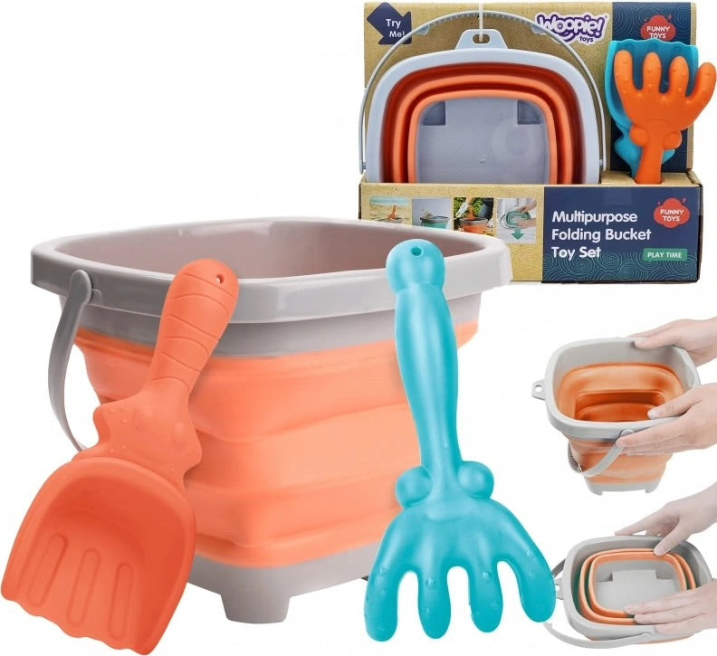 Beach Toys - 3pcs Bucket Toy Set