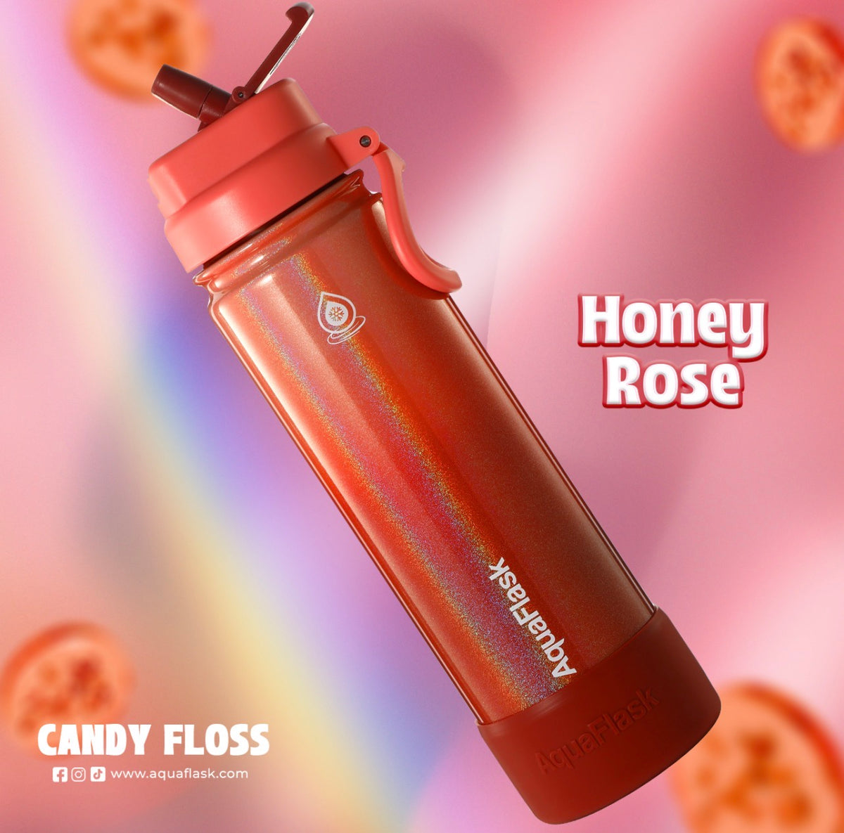 AquaFlask - Candy Floss with Silicone Boot | 22oz