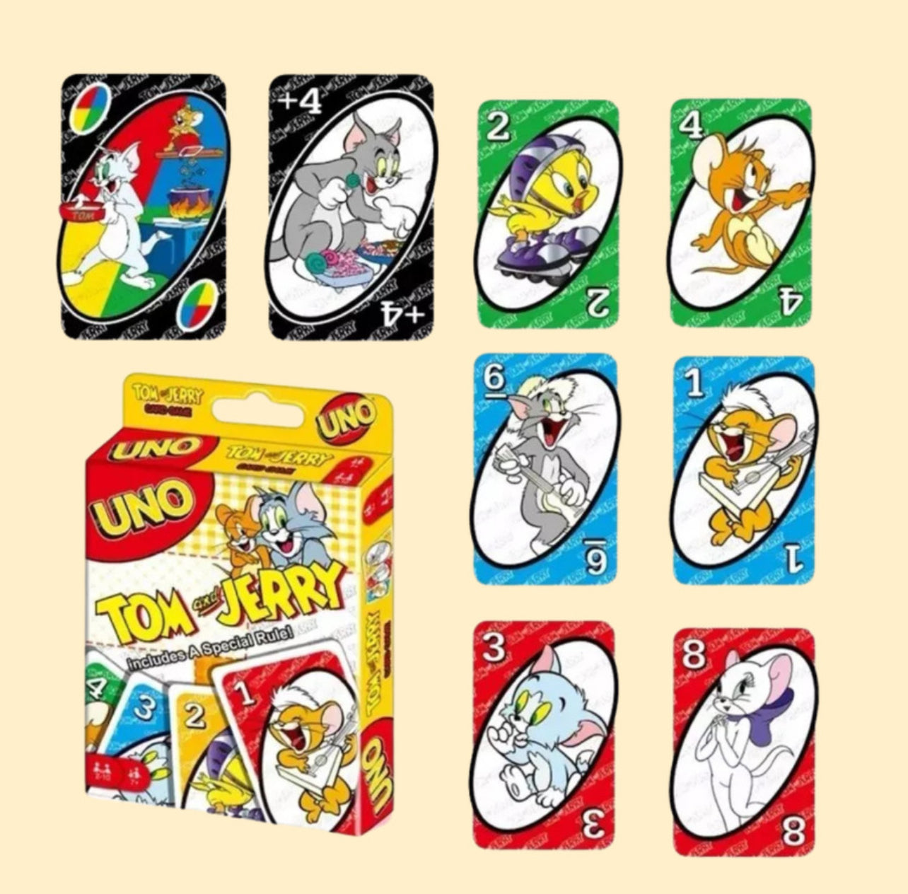 UNO - Tom and Jerry Card Games