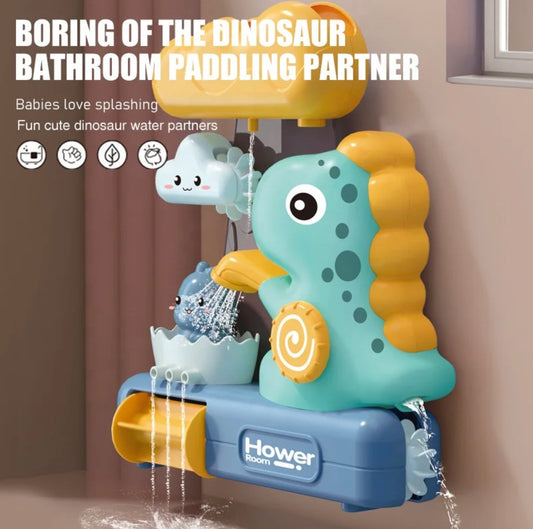 DinoSplash : Interactive Dinosaur Water Bath Shower Toy for Kids