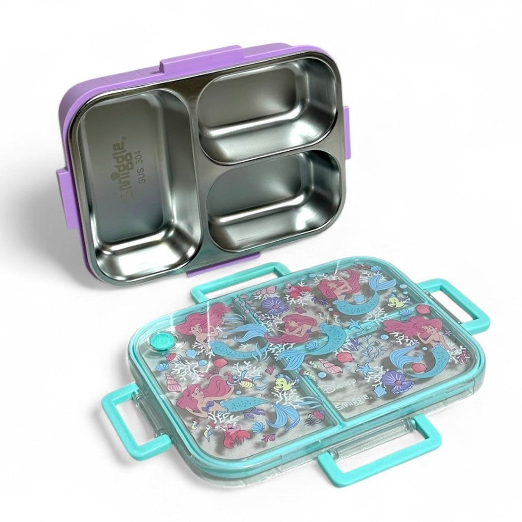 Smiggle - Trio Large Stainless Steel Lunchbox