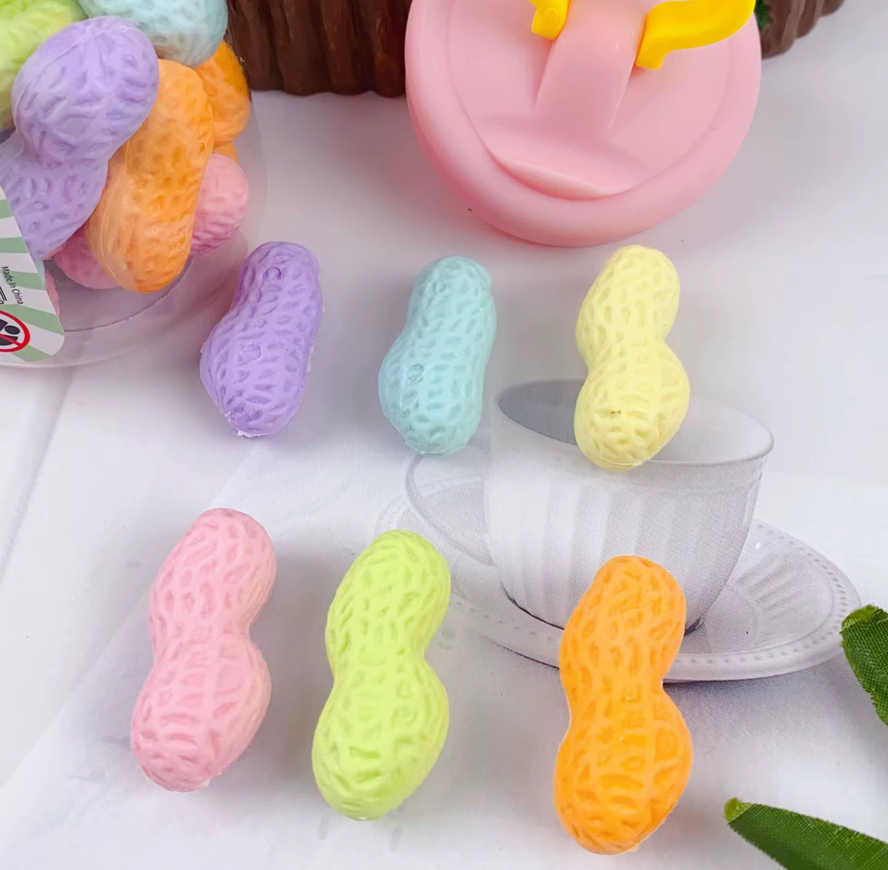 Pastel Erasers Jar - 20pcs