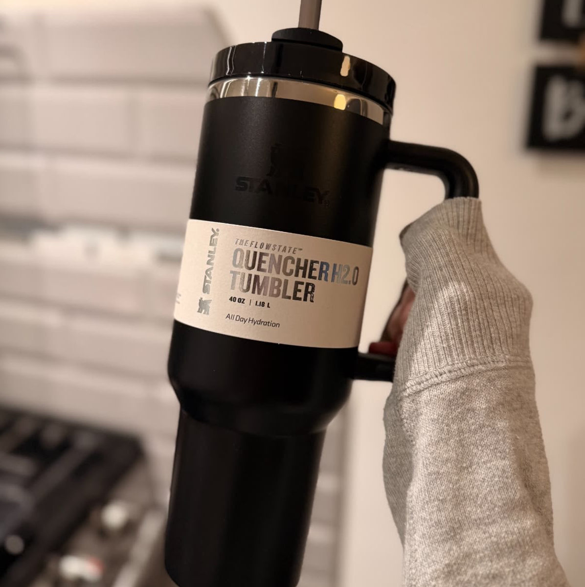 Stanley Black 2.0 - Quencher® H2.0 FlowState™ Tumbler | 1.18L