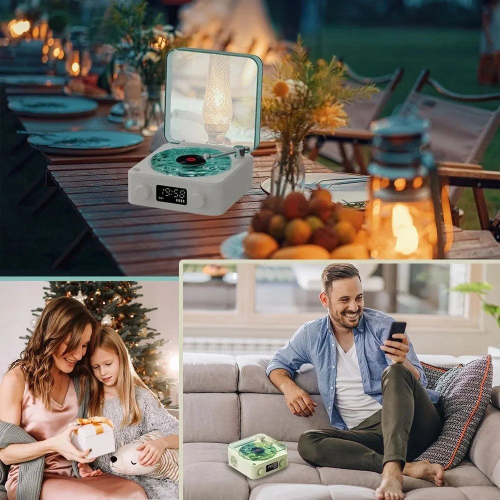 The Waves - Vinyl Player Bluetooth Speaker