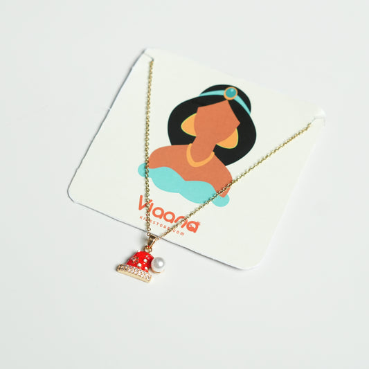Santa Cap Necklace