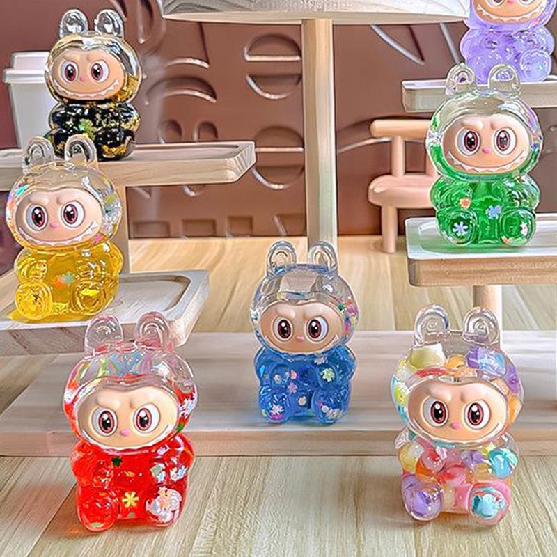Glitter Labubu Keychain