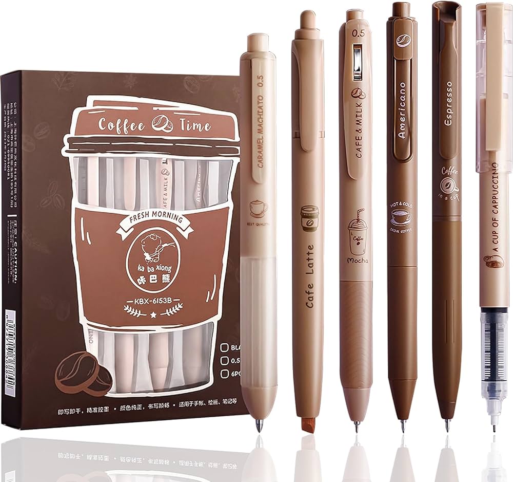 Coffee Time - 5 Pen sets for Coffee Lovers