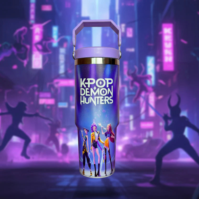 K-pop 30oz Flip Straw Tumbler