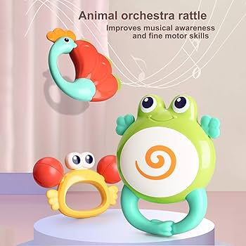 Hola - 5pcs Baby Rattle Box