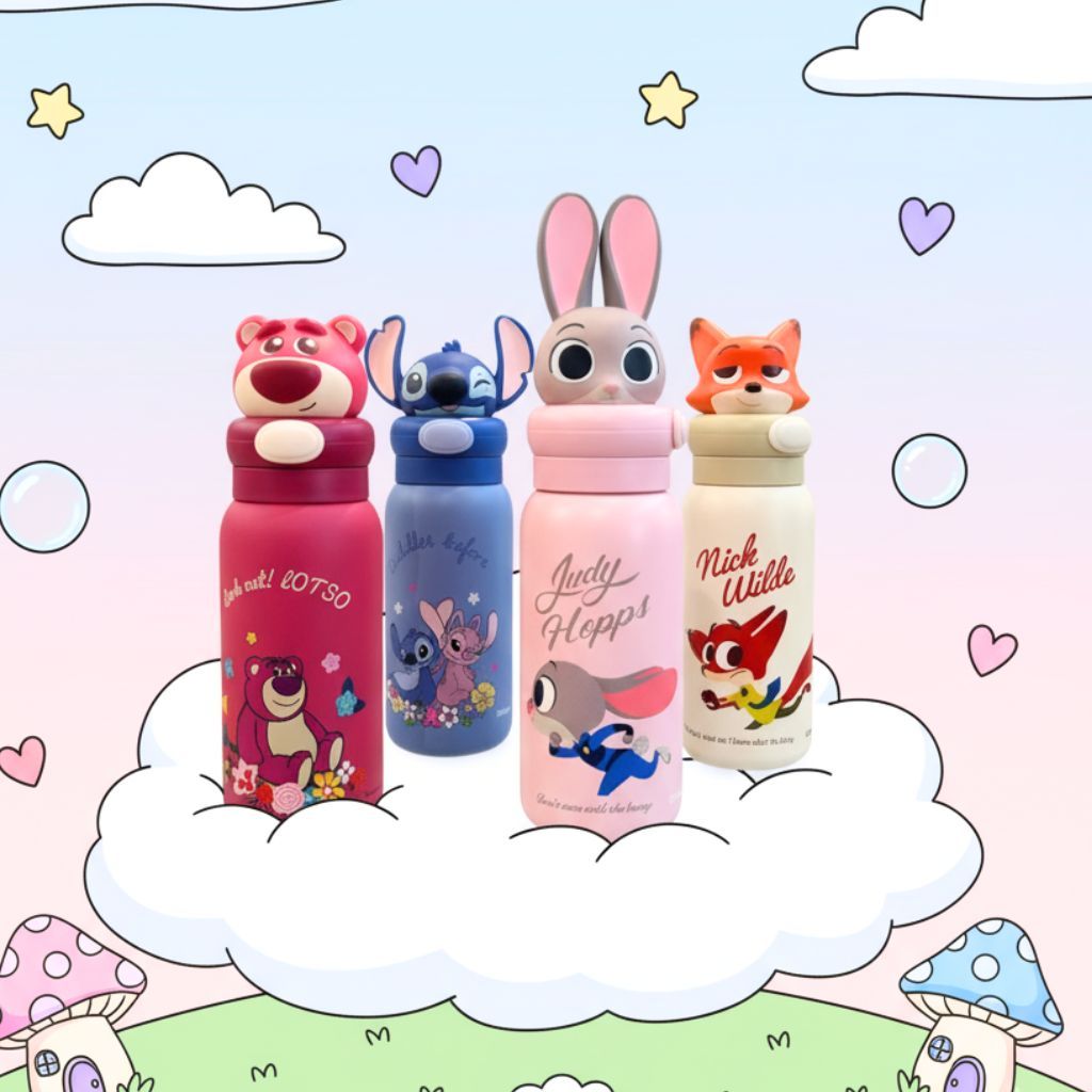Disney - 3D Face Sipper | Premium Quality | 400ml
