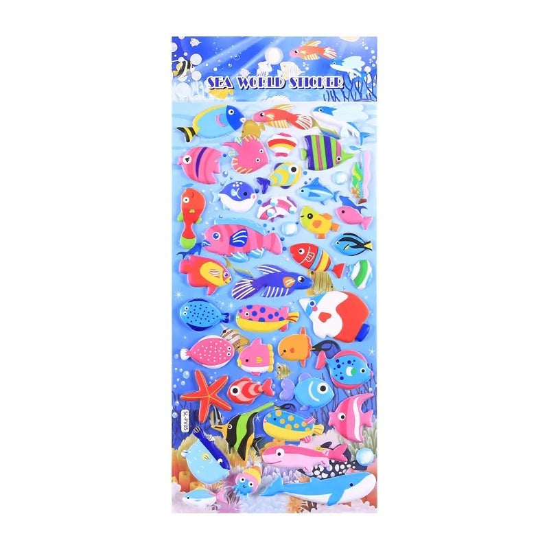 Sea World - 3D Decorative Stickers