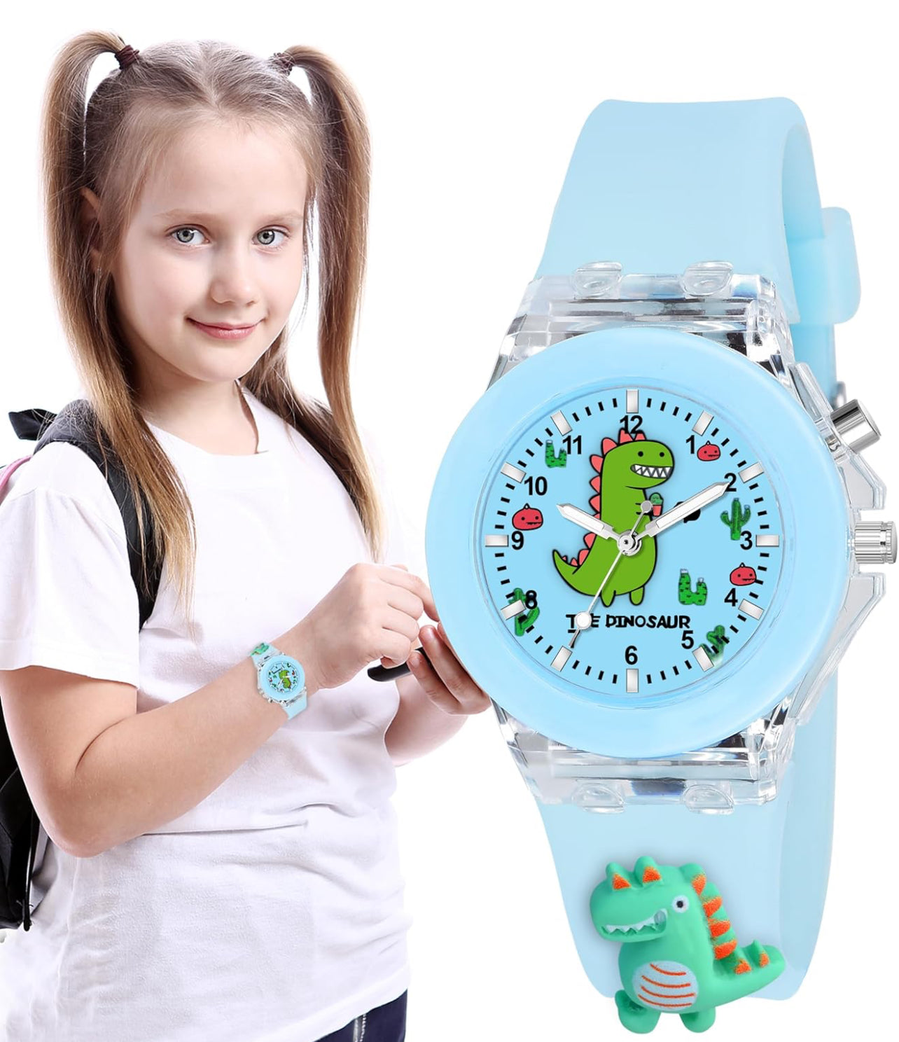 Kids Analog Watches with Lights