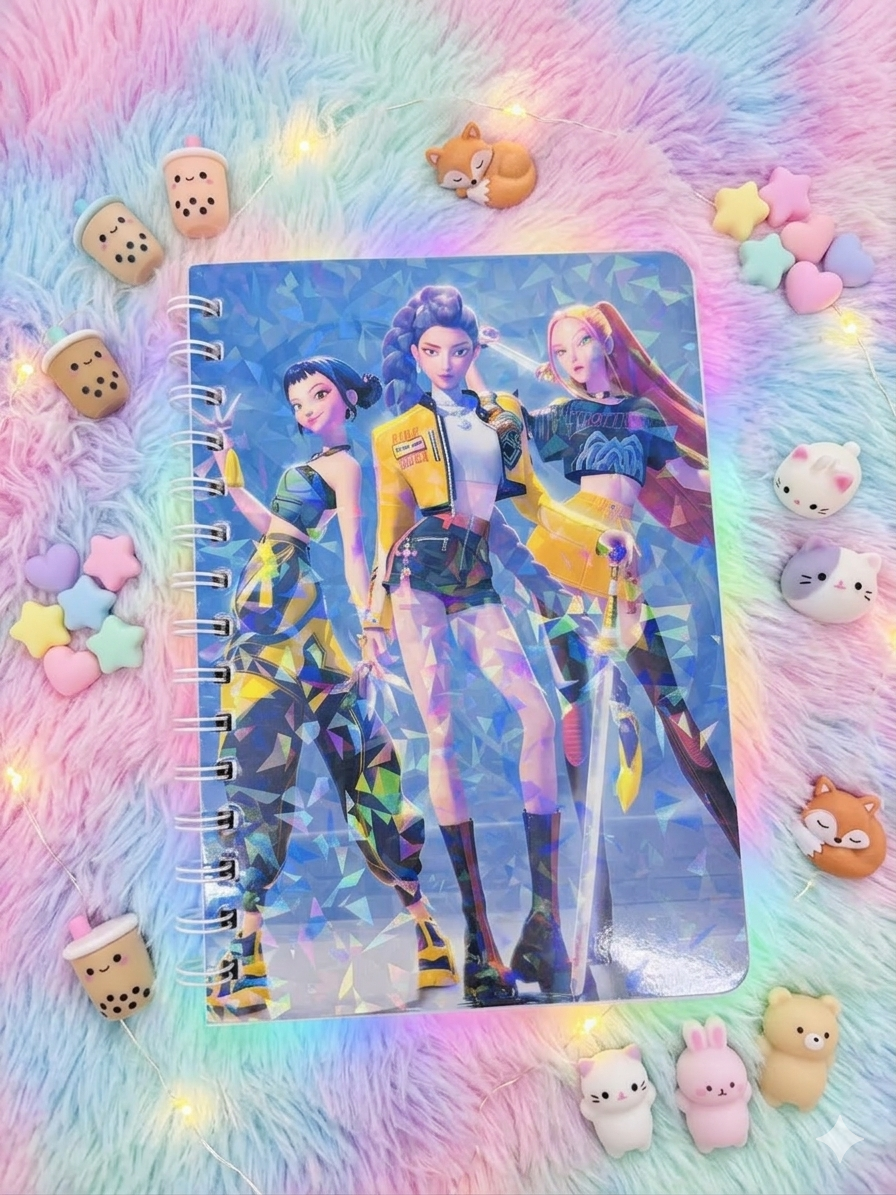 K-Pop - Demon Hunter Sparkle Notebook