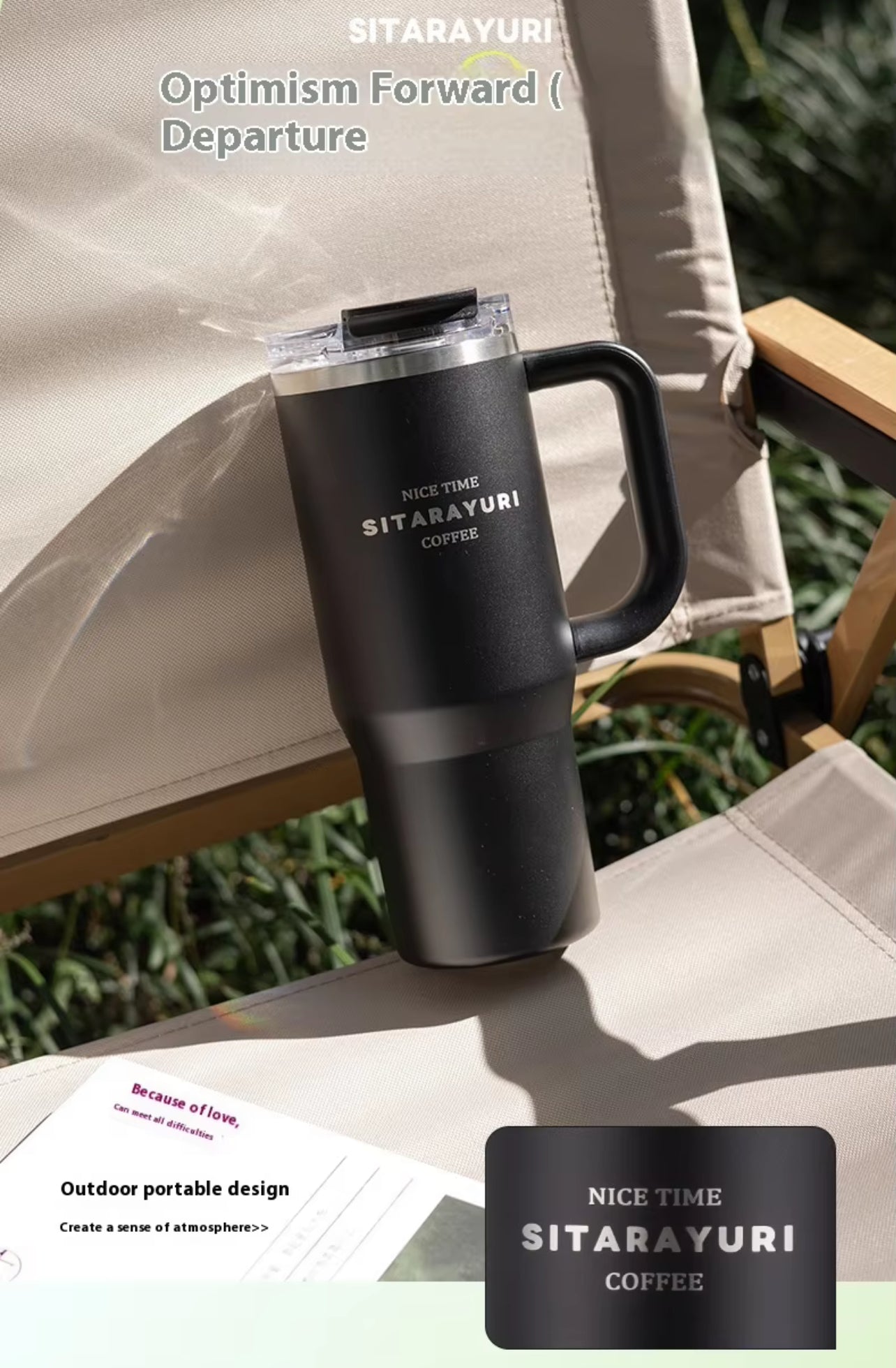 Sitarayuri Quencher Tumbler - Premium - Spill Free | 900ml