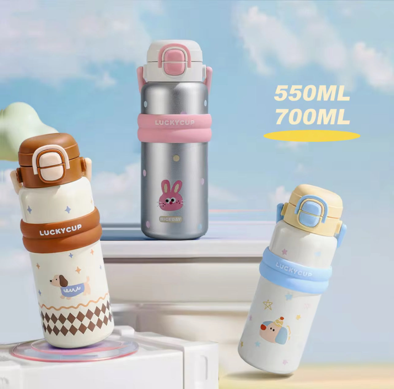 Lucky Cup - Insulated Tumbler with Handle | 700ml