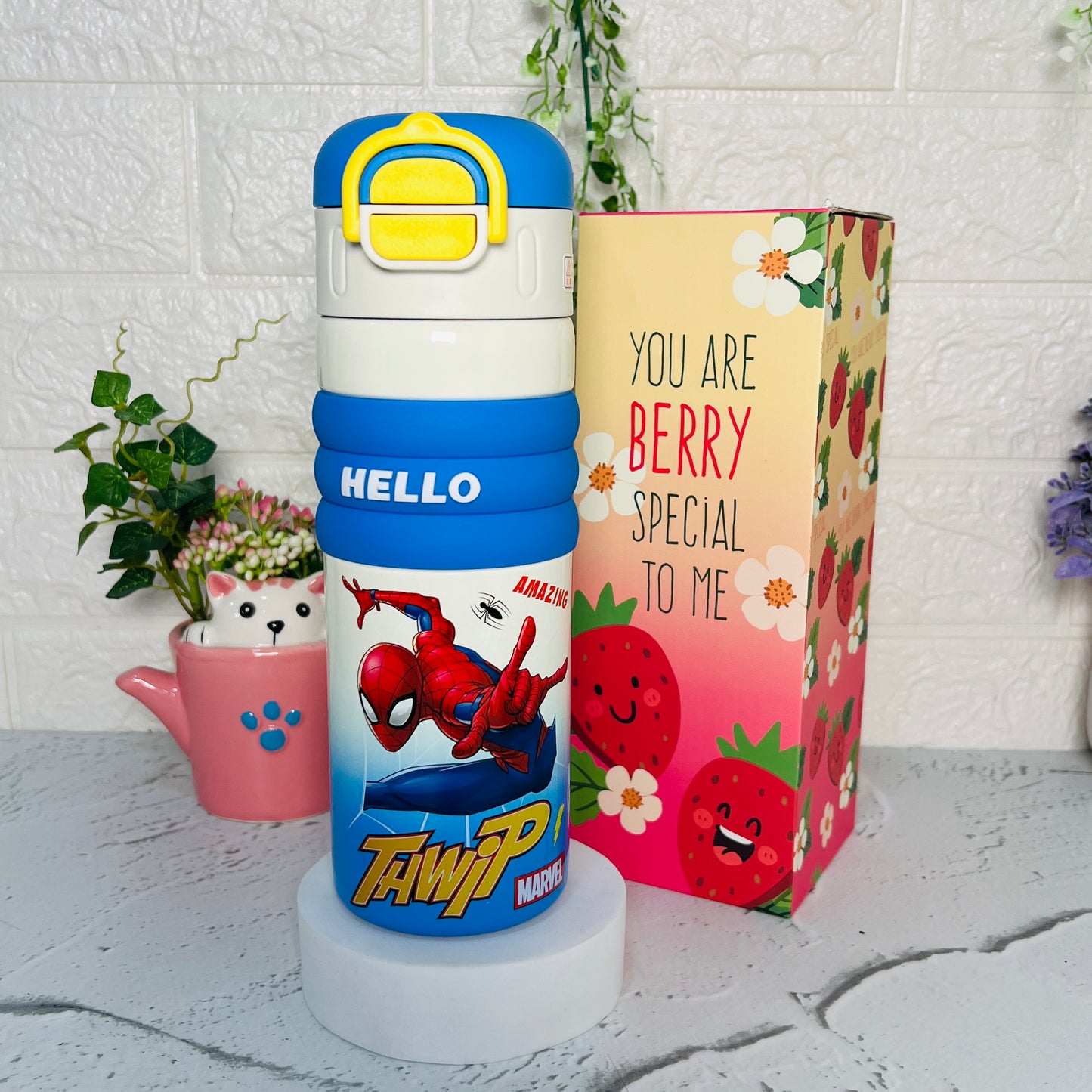 Hello - 2 Way Drink Insulated Bottle | SUS316