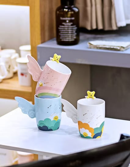 Angel Wings Ceramic Mugs