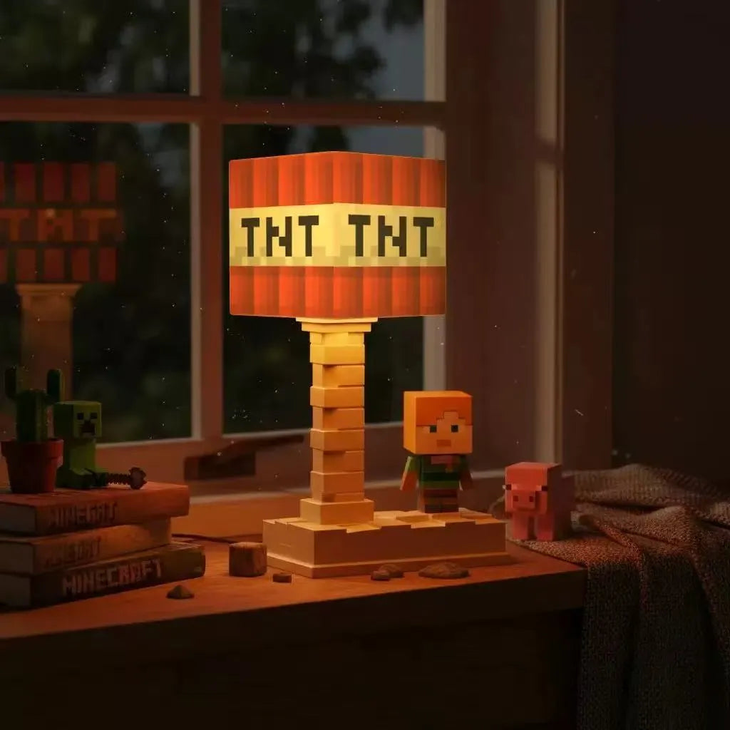 Minecraft Table Lamp - 1pcs